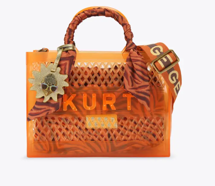 Mini tote jelly orange